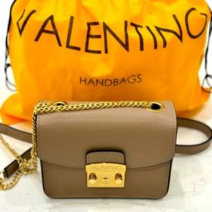 VALENTINO BY MARIO VALENTINO
Bijou Solid-Hued Leather Shoulder Bag